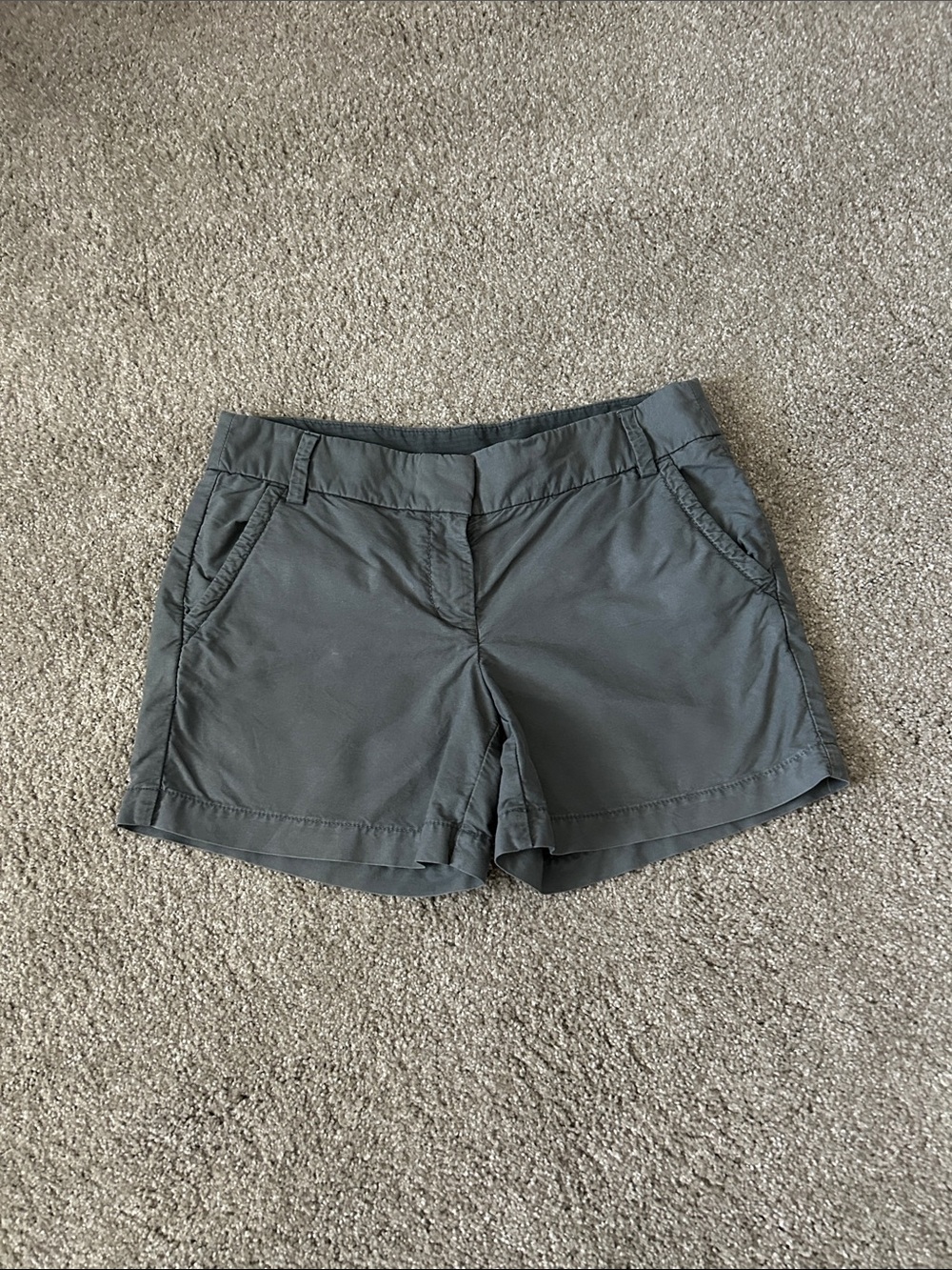 J. Crew Charcoal Gray Cotton Blend Bermuda Shorts